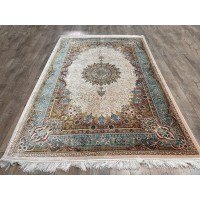 Иранский ковер Qum 441 Крем